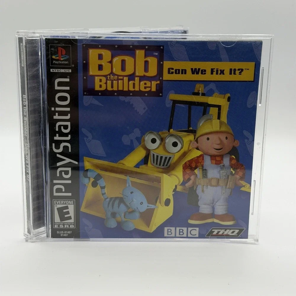 Bob The Builder Can We Fix‎ It Sony PlayStation PS1 Game E THQ NTSC-U/C CIB